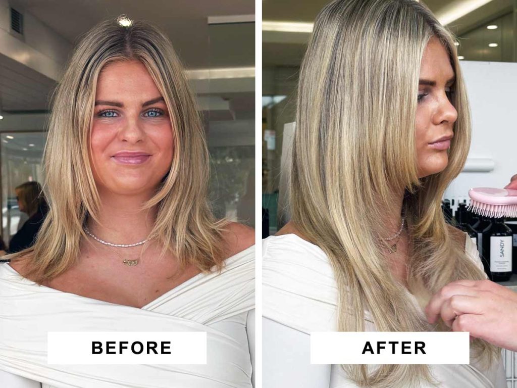weft hair extensions sydney
